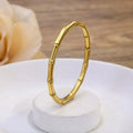 Bamboo Bangle Kara Bracelet Stainless Steel