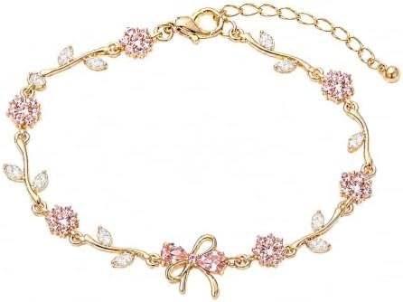 Pink Bow Bracelet