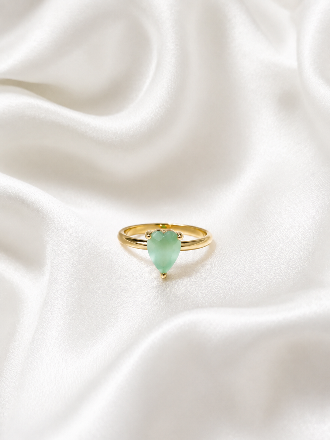 Oval Cut Adjustable Rings – Gold Plated Statement Rings for Women