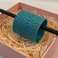 Royal Dot Green Velvet Bangles Set for Women (Per Dozen)