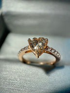 HEART-SHAPED RINGS
