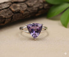 Trillion Cut Statement Rings