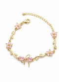 Pink Bow Bracelet