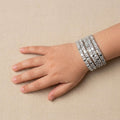 Silver Sparkle Kids Bangles Set