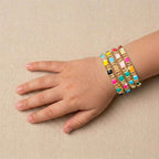 Rainbow Candy Kids Bangles Set – Multicolor