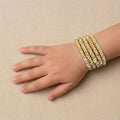Golden Pearl Kids Bangles Set